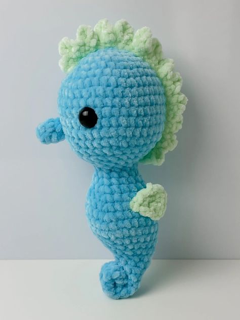 Easy Elephant Amigurumi Free Pattern, Plush Animal Crochet Pattern, Soft Crochet Animals Free, Winnie The Pooh Crochet Snuggle Blanket, Blanket Yarn Crochet Stuffies, Crochet Amigurumi Seahorse, Crochet Plushies Pattern Free Beginner, Simple Crochet Animals Free Patterns, No Sew Crochet Amigurumi Bunny