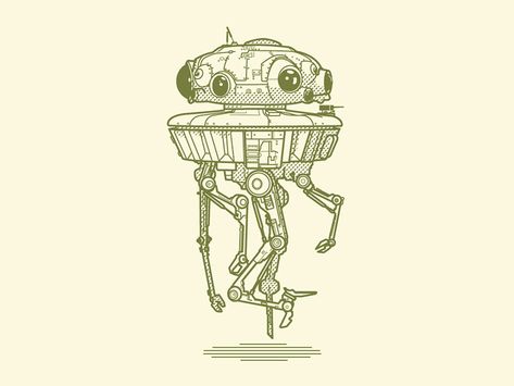 Ol' mate from Hoth! Viper Probe Droid, Imperial Probe Droid, Star Wars Droids, Star Wars Tattoo, Star Wars Characters, Art Tattoo, Sci Fi, Star Wars, Stars