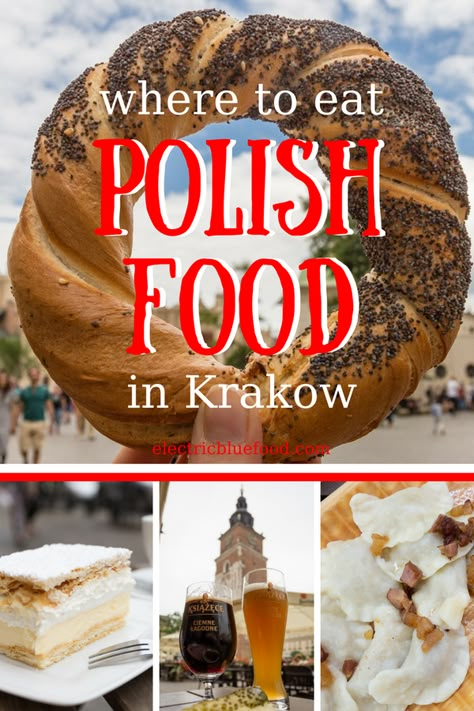 Explore with me the restaurants where you can sample authentic Polish food in Krakow. These are all places I recommend because I used to eat there when I was an expat in Krakow. Krakow Food, Poland Vacation, Krakow Travel, Poland Food, Eastern European Recipes, Visit Poland, Eastern Europe Travel, Poland Travel, Travel United States