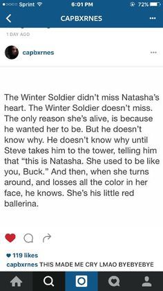 Black Widow X Winter Soldier, Winter Soldier Headcanon, Winter Widow, Red Ballerina, Bucky And Natasha, The Red Room, Black Widow Winter Soldier, Marvel Headcanon, Avengers Superheroes