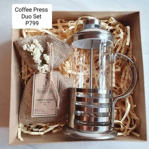 Wedding Souvenirs For Principal Sponsors, Wedding Favors For Principal Sponsors, Coffee Wedding Favors, Blue Gold Wedding, Wedding Extras, Wedding Giveaways, Wellness Retreat, Coffee Press, Wedding Souvenirs