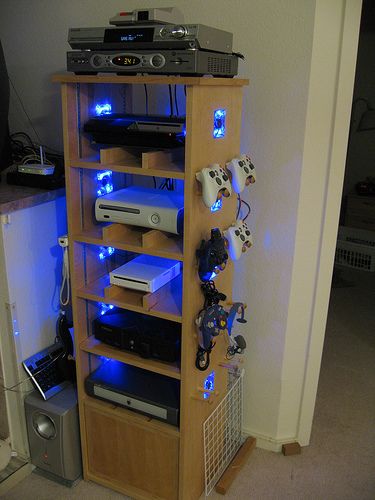 Don't really know if the fans have any real effect, but like the vertical format Video Game Rooms, Gamer Room, Video Game Room, Diy Games, Game Room Design, Boy's Room, Boy Room, Game Room, Home Projects