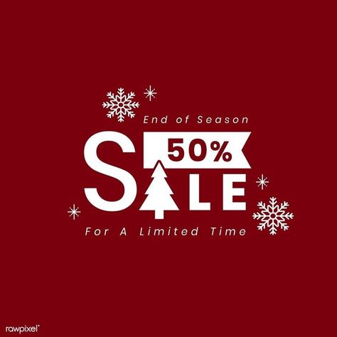 50% sale New Year Sale Design, Christmas Sale Poster, Inmobiliaria Ideas, Christmas Advertising, Banner Illustration, Lookbook Design, Food Graphic Design, Christmas Ad, 50 Christmas