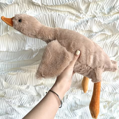 PRICES MAY VARY. Super Soft Fabric：(20 inche / 50 cm) This goose plush will make a big impression! The goose is made with soft polyester, soft plush fur fabric hand-stuffed with pillow-soft polyester. Great Stress Relieve：The goose plushies goose symbolize the purity, beauty and safety,when hug or snuggle the goose after hard days’ work, you can get fully release and sink into relaxing and happy moment soon,also it is flexible support pillow for neck,arm,leg and back to relieve pain. Sit this pl Goose Stuffed Animal, Goose Plush, Duck Stuffed Animal, Cute Goose, Comfort Hug, Big Stuffed Animal, Long Throw Pillows, Hug Pillow, Big Plush