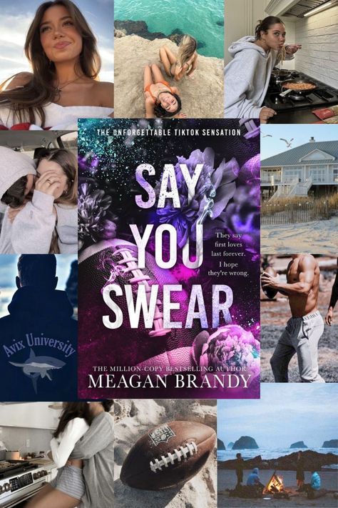 Meagan Brandy Books, Say You Swear Meagan Brandy, Say You Swear, Bully Romance Books, Meagan Brandy, Mc Romance Books, Story About Love, Book Dedication, Whirlwind Romance