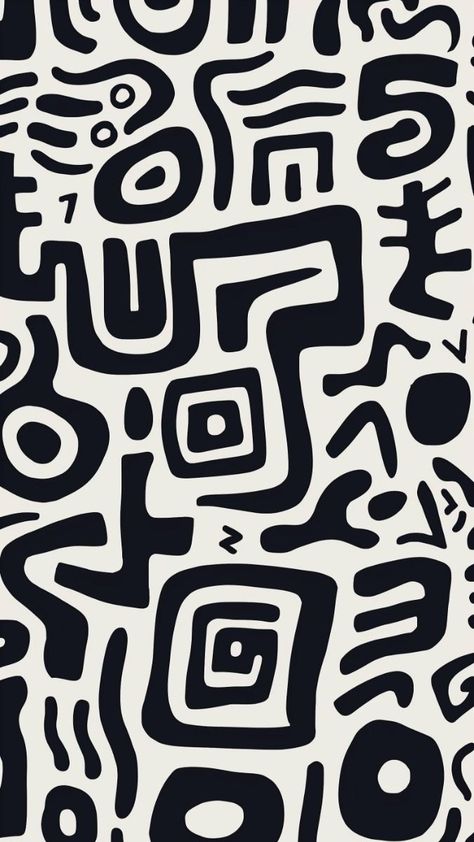 Cool Patterns Black And White, Black And White Wallpaper Texture, Simple Repeating Patterns, African Background Design, Africa Art Design Pattern, Afro Background, African Pattern Design Graphics, Africa Pattern Design, African Print Wallpaper