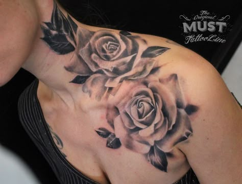 You know what's worse than having a messed up tattoo design on your skin forever? Getting called out about that epic fail online. Neck Tattoo Rose For Women, Roses Neck Tattoo Woman, Roses On Neck Tattoo, Neck Roses Tattoo, Neck Rose Tattoo For Women, Neck Tattoos Women Cover Up, Rose Neck Tattoo Woman, Shoulder Rose Tattoos For Women, Rose On Neck Tattoo