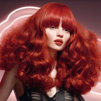 red Jessica Rabbit Hair, Balmain Hair, Wella Hair, Jessica Rabbit, Yellow Hair, Permed Hairstyles, Creative Hairstyles, Red Hair Color, Orange Hair