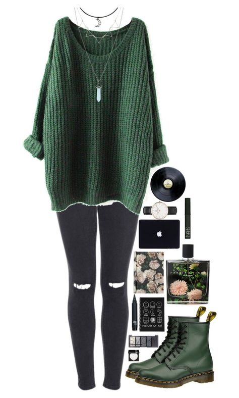 Leggings Outfit Winter, Dr Martens Outfit, Look Legging, Mode Tips, Mode Hippie, Witchy Fashion, Mode Boho, Stil Inspiration, Edgy Outfits