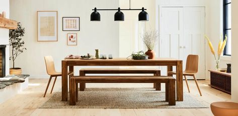 A modern Canadian approach to furniture and home goods | EQ3 Harvest Dining Table, Modern Dining Furniture, Dining Room Furniture Sets, Modern Farmhouse Table, High Top Tables, Dinette Tables, Timeless Home, Custom Chair, Harvest Table