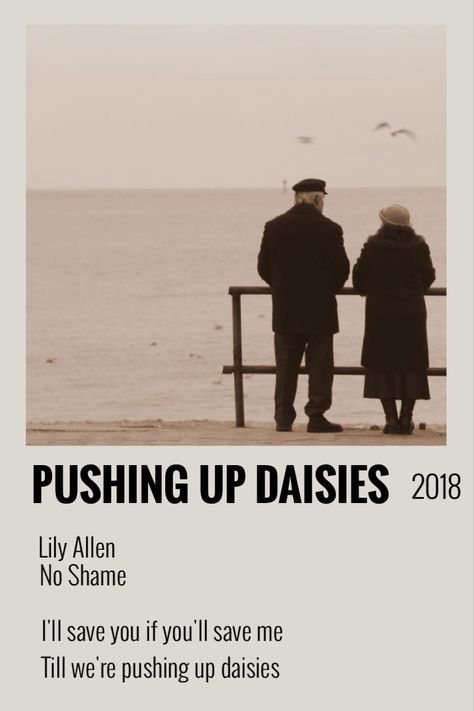 Pushing Up Daisies, Music Poster Ideas, Lily Allen, Poster Ideas, Music Poster, Push Up, Daisy, Lily, Songs