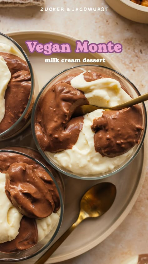 Easy Vegetarian Desserts, The Little Blog Of Vegan, Vegan Cream Dessert, Easy Desserts Vegan, Vegan Mexican Desserts, Low Calorie Vegan Dessert, Healthy Lunch Vegan, Vegan Protein Dessert, Quick Vegan Dessert