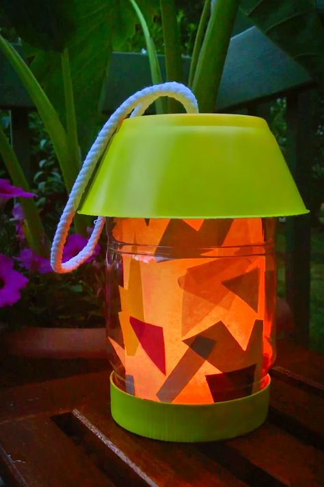 True North Vbs Crafts, Camping Vbs Crafts, Wonder Junction Vbs 2025 Crafts, Summer Camp Cabin Decorations, Camping Vbs Decorations, Vbs Camping Theme, Camping Decorating Ideas, Lantern Crafts For Kids, Kids Lantern