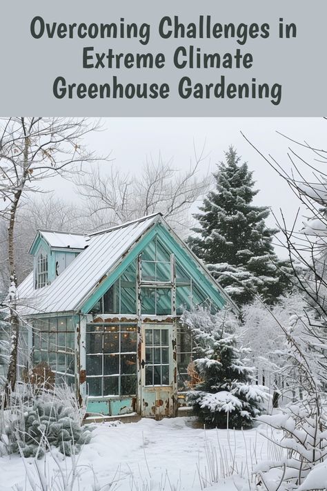 Discover how to overcome challenges in extreme climate greenhouse gardening and unlock the secrets to successful plant cultivation. From battling temperature fluctuations to ensuring proper ventilation, this article equips you with the knowledge and strategies needed to thrive in your greenhouse. Transform your greenhouse into a haven of lush greenery, regardless of the outside elements.⛈️❄️🌞 Seasonal Gardening, Greenhouse Kitchen, Irrigation Methods, Integrated Pest Management, Greenhouse Garden, Geothermal Heating, Water Scarcity, Overcoming Challenges, Greenhouse Plants