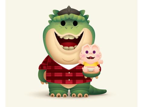 Jerrod Maruyama, Dino Drawing, Dinosaur Illustration, Baymax, Old Cartoons, Weird And Wonderful, Illustration Character Design, Disney Drawings, Cute Images