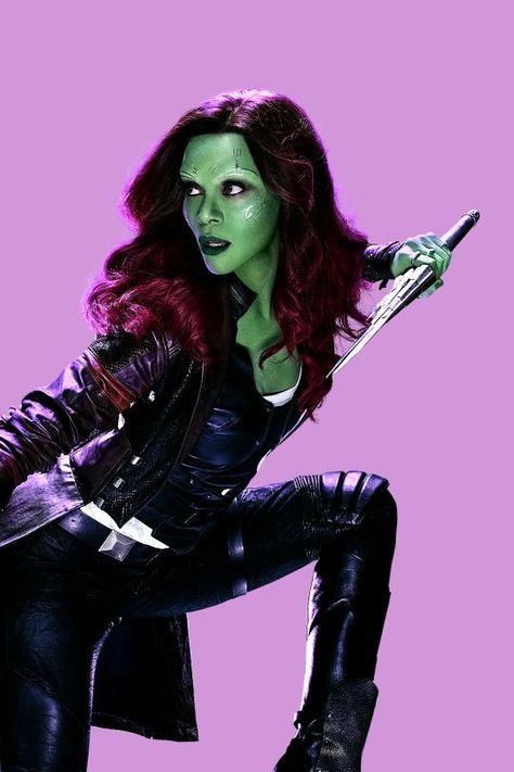 Gamora Guardians Of The Galaxy Gamora, Marvel Quiz, Gamora Guardians, Gamora Marvel, Marvel Ladies, Batman Begins, Avengers Infinity, Zoe Saldana, Marvel Girls