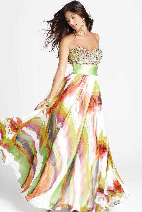 Reach for a multi colored vertical striped evening dress to steal the show.   Shop this look on Lookastic: https://lookastic.com/women/looks/multi-colored-vertical-striped-evening-dress/23680   — Multi colored Vertical Striped Evening Dress Multi Color Dress, Work Dresses For Women, Pretty Prom Dresses, Blush Dresses, Color Dress, Beauty And Fashion, Glamour Fashion, Gorgeous Gowns, Celebrity Dresses