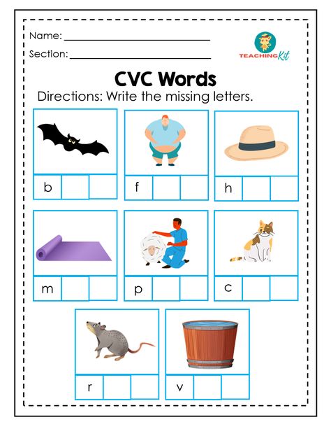 CVC Words Spelling Worksheets Set 1 – Free Grade School Worksheets Writing Cvc Words Worksheets, Reading Practice Worksheets, 1st Grade Spelling, Writing Cvc Words, Cvc Worksheets, Cvc Words Worksheets, Guided Reading Lessons, Reading Tutoring, Kindergarten Reading Worksheets