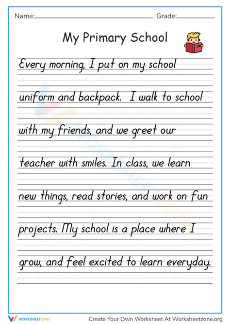 Printable Handwriting Practice - My Primary School Worksheets in 2024 | Cursive writing practice sheets, Writing practice sheets, Paragraph writing worksheets Hand Writing For Kids, Handwriting Practice Free Printables, Nelson Handwriting Worksheets, Free Handwriting Practice Sheets, Practice Writing Sheets, Improve Handwriting Worksheets, Primary School Worksheets, Nelson Handwriting, Cursive Handwriting Practice Worksheets