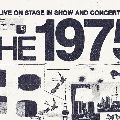 The 1975 Tour Poster, The 1975 Aesthetic Poster, The 1975 Poster Aesthetic, The 1975 Aesthetic, Bright Collage, Concert Tour Poster, The 1975 Tour, The 1975 Poster, 1975 Aesthetic