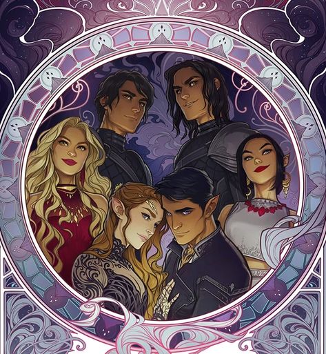 Sarah Maas, Roses Book, Feyre And Rhysand, A Court Of Wings And Ruin, Sarah J Maas Books, A Court Of Mist And Fury, Wow Art, Inner Circle, Cassandra Clare