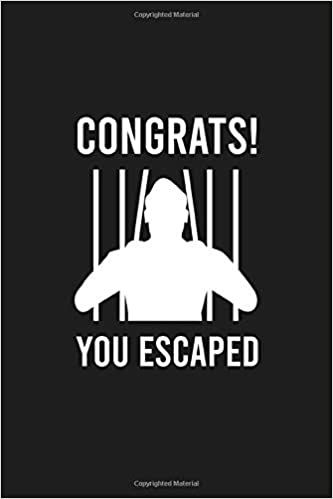 Congrats! You Escaped: Funny Gift for Coworker / Colleague Leaving, Goodbye and Good Luck New Job - Blank Lined Journal Notebook for Her or Him: Studio, JackFruit: 9798650463276: Amazon.com: Books Quitting Job Party Ideas, Congrats On Quitting Your Job, Quitting Job Party, Co Worker Leaving Card, Co Worker Leaving Quotes Funny, Funny Good Bye Quotes For Coworkers, Work Farewell Party Ideas, Colleague Leaving Quotes, Leaving A Job Quotes Funny