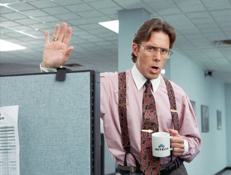 Pin for Later: Ranking 11 Movie Bosses From Amazing to Horrible Bill Lumbergh, Office Space Office Space Meme, Office Space Movie, Terrible Boss, Bad Boss, Horrible Bosses, Performance Reviews, Difficult People, Space Images, Comedy Films