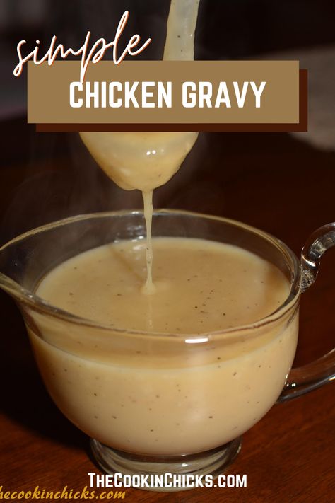 Chicken Gravy From Drippings, Simple Chicken Gravy, Chicken Gravy From Scratch, Chicken Stock Gravy, Chicken Gravy From Broth, Easy Chicken Gravy, Homemade Chicken Gravy, Ultimate Chicken Casserole, Homemade Gravy Recipe