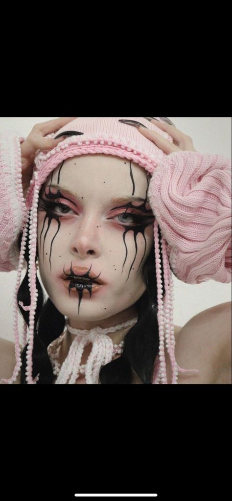 Goth Eye Makeup, Drag Make-up, Punk Makeup, Alt Makeup, Graphic Makeup, Smink Inspiration, Alternative Makeup, Dope Makeup, Edgy Makeup