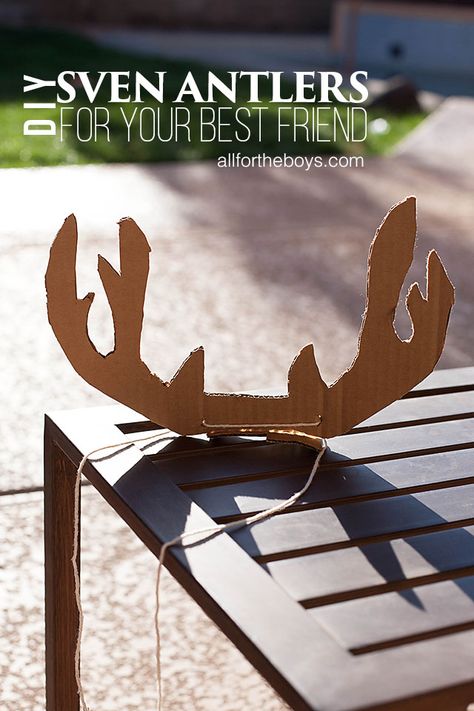 DIY Sven Antlers Sven Costume, Deer Antlers Diy, Diy Deer Antlers, Diy Antlers, Sven Frozen, Hunting Birthday, Frozen Christmas, Frozen Costume, Travel Movies