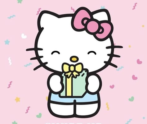 Hello Kitty Cumpleaños, Happy Birthday Hello Kitty, Sanrio Birthday, Birthday Hello Kitty, Birthday Kitty, Im Busy, Happy Birthday Drawings, 헬로키티 배경화면, Hello Kitty Imagenes