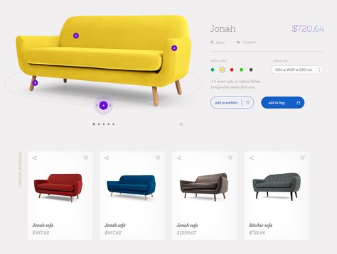 An online store that curates a collection of Home furnishings, kitchens, decor, appliances, sofas, beds and interior design services.More updates will come soon.Thanks! Product Page Design, Web Design Ux Ui, Creative Website Design, Furniture Website, Ui Design Website, Business Website Design, Ux Design Inspiration, Design Websites, Website Design Layout