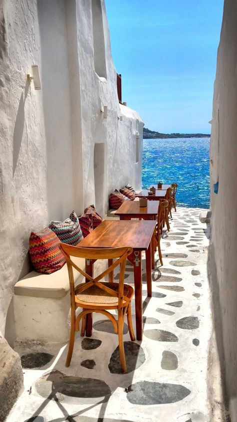 butnomatter.theroadislife on Instagram: Mykonos street, Greece 🇬🇷 #mykonos #greece #grece #mykonosgreece #travel #summer #love #reel #reels Greek Town Aesthetic, Miconos Greece Mykonos, Greece Streets, Greece Village Aesthetic, Mykonos Streets, Mykonos Greece, Greek Island, Mykonos, Old Town