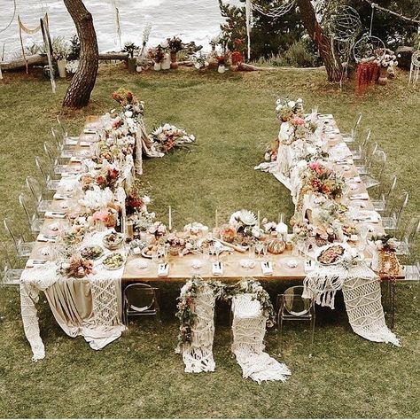 Small Backyard Wedding, Intimate Wedding Reception, Small Intimate Wedding, Wedding Reception Tables, Table Set Up, Long Table, Wedding Table Settings, Wedding Guide, Wedding Planners