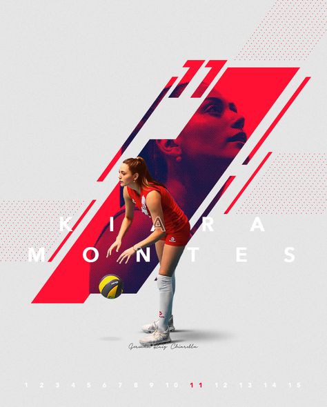 Kiara Montes on Behance Sport Layout Design, Athletic Poster Design, Award Show Design, Sport Design Graphic, Sport Graphic Design, Athlete Poster, Sports Layout, Sports Poster Design, Poster Layouts