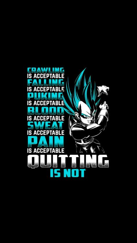 #dbz #dragonballz #dragon ball z #dragonball #goku # saiyan #android #ios #wallpaper #vegeta #super #budokai #legend Dragon Ball Z Quotes Inspirational, Dbz Gym Wallpaper, Dragon Ball Motivation Wallpaper, Dragon Ball Quotes Wallpaper, Vegeta Motivation Quotes, Vegeta Quotes Wallpaper, Vegeta Motivation Wallpaper, Goku Motivation Wallpaper, Dragon Ball Motivation