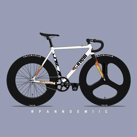 Fixed Gear Bike Wallpaper, Cinelli Fixie, Pixie Bike, Windbreaker Bike, Bike Fixie, Bicycle Paint Job, Bike Swag, Best Road Bike, Funny Yugioh Cards