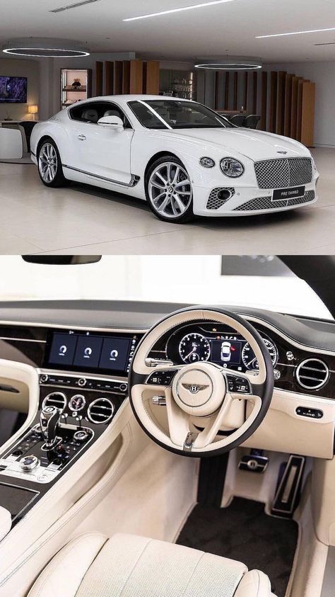 Bentley Continental Gt White, Bentley Car Interior, Bentley Continental Gt Interior, Bentley Gt Continental, Luxury Bentley, White Bentley, Bentley Interior, Bentley Continental Gt Convertible, Most Luxurious Car