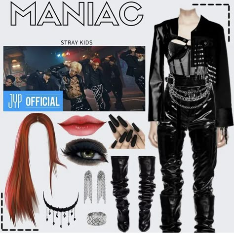 Maniac Inspired Outfits, Kids Concert Outfit Ideas, Kpop Concert Outfit Ideas Stray Kids, Stray Kids Concert Outfit Ideas, Skz Concert Outfit, Stray Kids Concert Outfit, Concert Outfit Ideas Kpop, Outfit Ideas Kpop, Skz Outfits