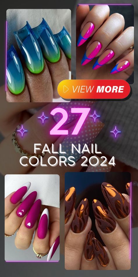 27 Ideas for Fall Nail Colors 2024 - Fall Update 2024 Nail Stamp Kit, Opi Nail Envy, Vegas Nails, Nail Coat, Fall Nail Polish, Statement Nail, Essie Gel Couture, September Nails, Spring Nail Designs