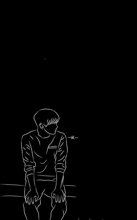 Wallpaper Iphone Dark, Line Art Images, Black Wallpaper Iphone Dark, Black And White Art Drawing, Cute Black Wallpaper, Drawing Black, Dark Phone Wallpapers, Cute Couple Wallpaper, Phone Wallpaper For Men