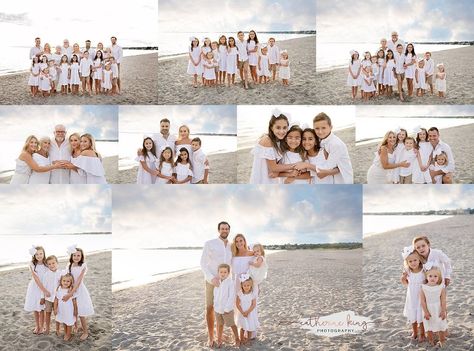 Generation Family Photos, Family Generation Photography, Big Family Photo Shoot Ideas, Large Family Photo Shoot Ideas, Family Beach Pictures Outfits, Beach Photoshoot Family, Generations Photography, Beach Family Photography, Extended Family Photography