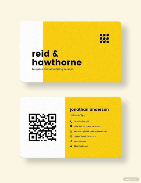 QR Code Business Card Template in PSD, Publisher, Pages Formal Business Card, Business Card Qr Code, Business Card With Qr Code, Business Card With Qr, Photography Business Cards Template, Examples Of Business Cards, Qr Code Business, Business Card Stand, Report Card Template