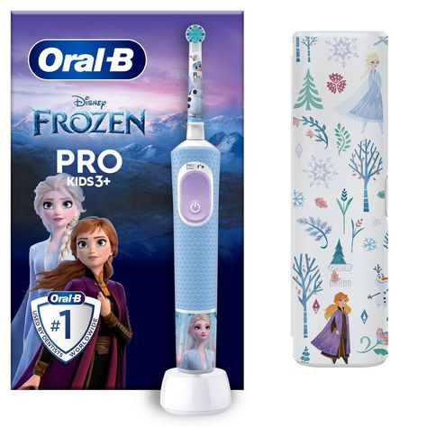 Dental Care For Kids, Kids Electric Toothbrush, Procter And Gamble, Toothbrush Design, Timer App, Toothbrush Accessories, Frozen Kids, Kids Teeth, Aesthetic Products