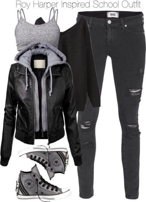 Pop Punk Fashion, Batman Outfits, Badass Outfit, Winter Outfits For School, Cute Outfits For School, Tomboy Outfits, Emo Scene, Teenager Outfits, Tomboy Fashion