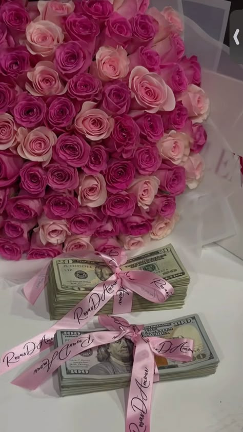 #coquettestyle #pinkprincess #princesstreatment Expensive Pink Aesthetic, Pink Money Asthetics, Pink Luxury Lifestyle, Pink Millionaire Aesthetic, Girly Mood Board Aesthetic, Money With Pink Bow, Pink Date Aesthetic, Pink Pictures For Vision Board, Pink Aesthetic For Vision Board