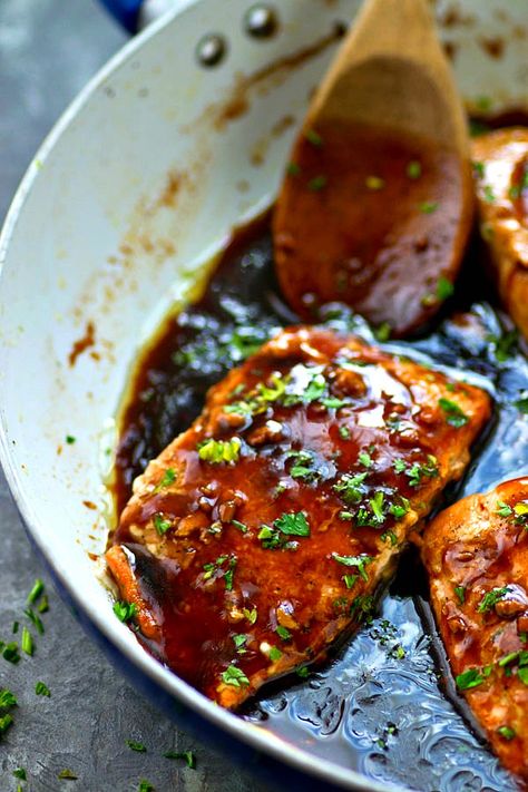 Grilled Teriyaki Salmon, Teriyaki Glazed Salmon, Baked Teriyaki Salmon, Salmon Meal Prep, Salmon Teriyaki Recipe, Salmon Glaze Recipes, Salmon Soy Sauce, Sanjeev Kapoor, One Skillet