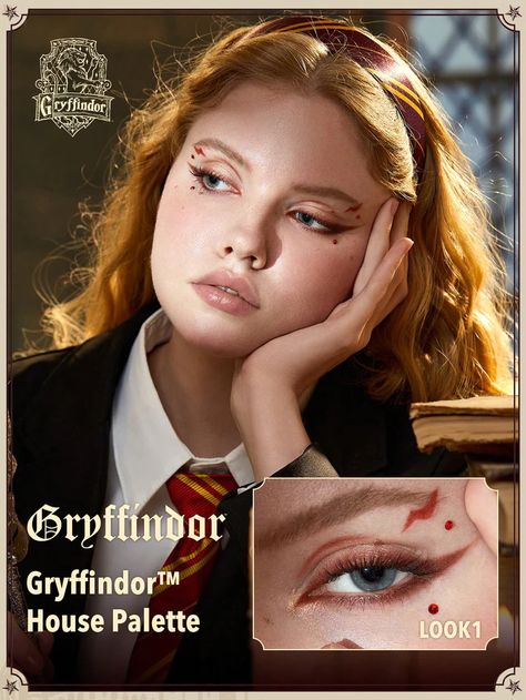 Maquillage Harry Potter, Harry Potter Makeup, House Palette, Work Makeup, Makeup Lovers, Harry Potter Halloween, Harry Potter Houses, Harry Potter 2, Harry Potter Gryffindor