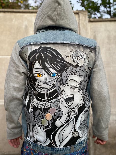 Chaqueta pintada a mano 
Custom art
Campera 
Jeans
Mezclilla Draw Notebook, Denim Paint, Paint Clothes, Custom Pants, Diy Denim Jacket, Hand Painted Denim, Hand Painted Denim Jacket, Painted Denim Jacket, Painted Jacket