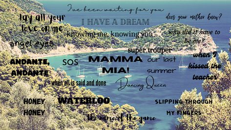 Mamma Mia Macbook Wallpaper, Mamma Mia Desktop Wallpaper, Mamma Mia Laptop Wallpaper, Mia Quotes, Mia Vibes, Here I Go Again, Last Kiss, Mama Mia, Macbook Wallpaper